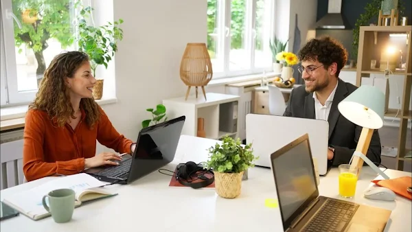 Team using adaptive audio in Google Meet