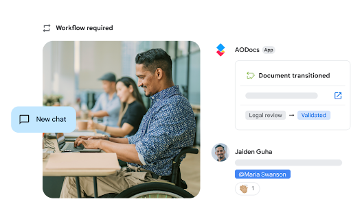 Google Chat integrations for Workspace.